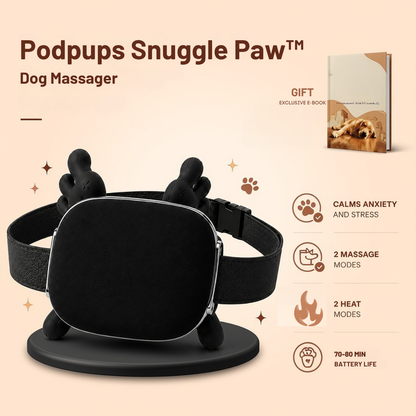 Podpups Snuggle Paw Massager - Black variant