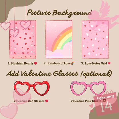 Valentine Disney Pet Glow Frame 💕