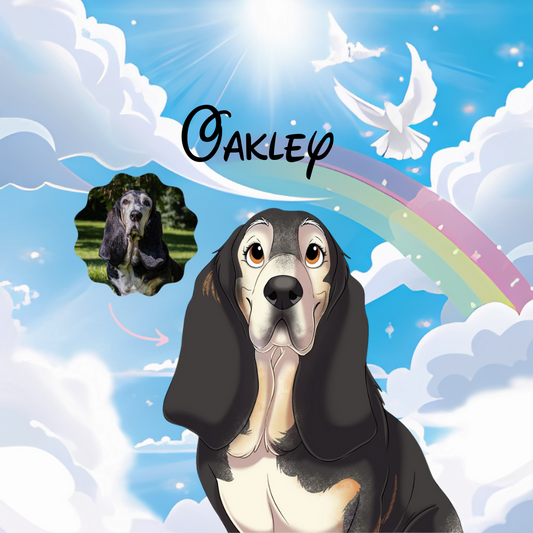 Disney-Style Pet Portrait – Hand-Drawn with ❤️ by Podpups